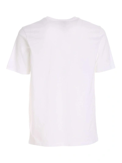 Shop Paul Smith Men's White Cotton T-shirt