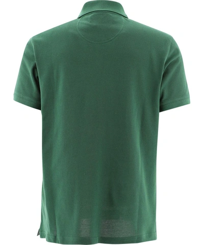 Shop Barbour Men's Green Other Materials Polo Shirt