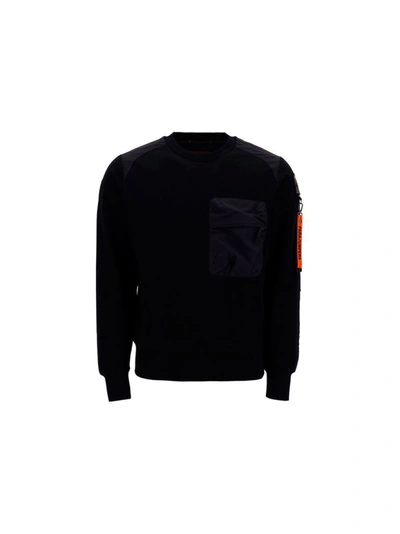Shop Parajumpers Black Sweatshirt