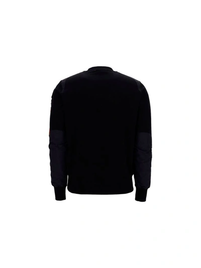 Shop Parajumpers Black Sweatshirt