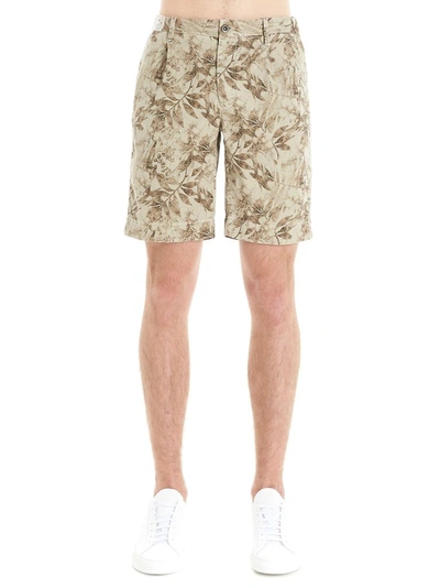 Shop Incotex Men's Multicolor Cotton Shorts