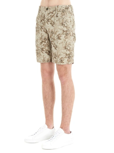 Shop Incotex Men's Multicolor Cotton Shorts