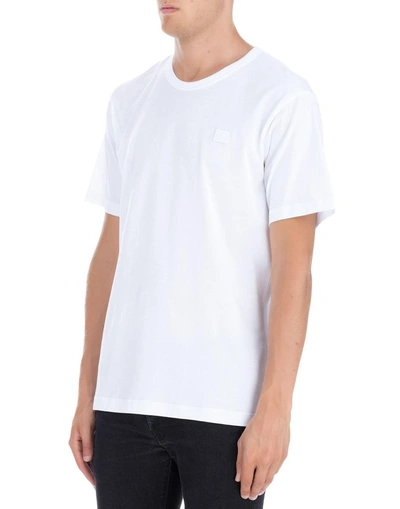 Shop Acne Studios Men's White Cotton T-shirt