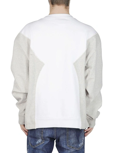 Shop Maison Margiela Men's Grey Cotton Sweatshirt