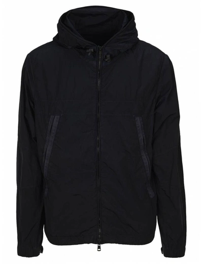 Shop Moncler Men's Blue Polyamide Outerwear Jacket
