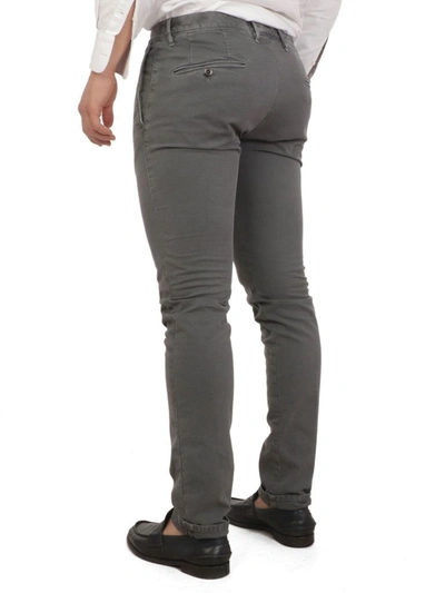 Shop Incotex Men's Grey Cotton Jeans