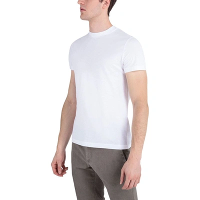 Shop Prada Men's White Cotton T-shirt
