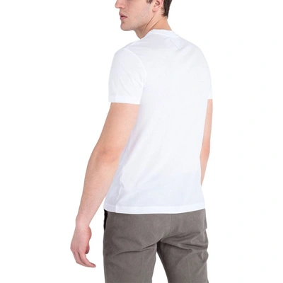 Shop Prada Men's White Cotton T-shirt