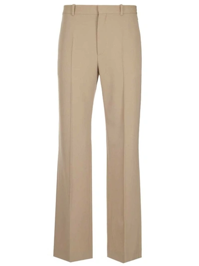 Shop Balenciaga Men's Beige Wool Pants