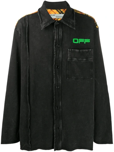 Shop Off-white Men's Black Cotton Shirt