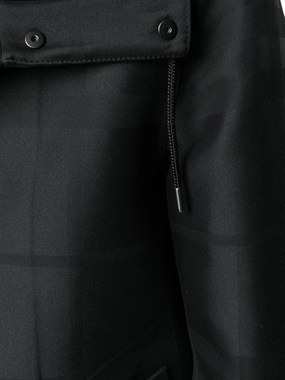 Shop Burberry Men's Black Cotton Outerwear Jacket