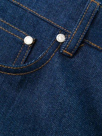 Shop Ami Alexandre Mattiussi Men's Blue Cotton Jeans