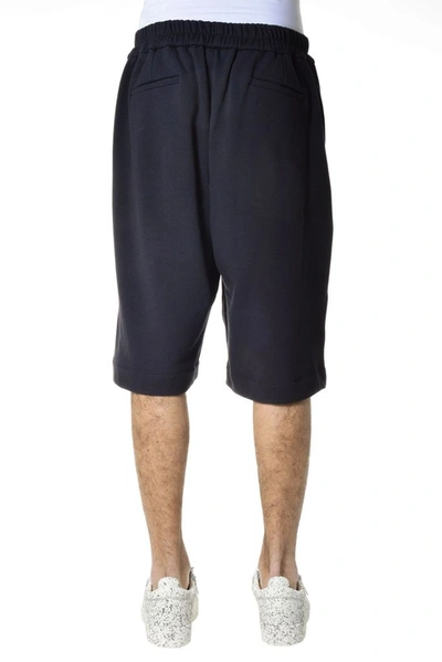 Shop Jil Sander Men's Blue Cotton Shorts