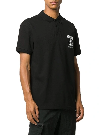 Shop Moschino Men's Black Cotton T-shirt