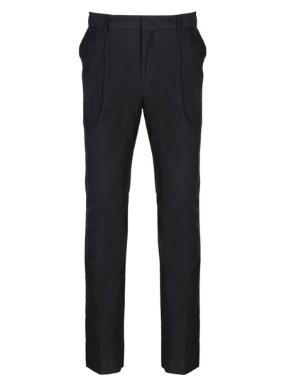 Shop Fendi Men's Black Cotton Pants