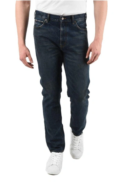 Shop Celine Céline Men's Blue Cotton Jeans