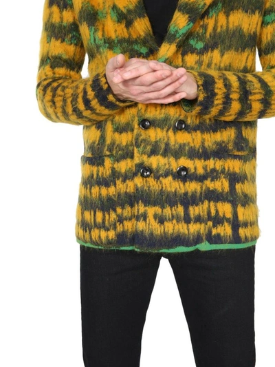 Shop Saint Laurent Men's Yellow Cotton Coat