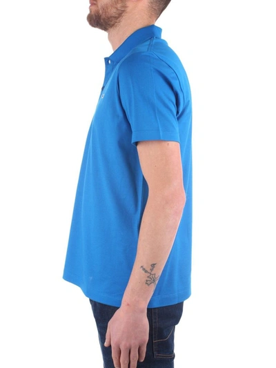 Shop Paul & Shark Men's Blue Cotton Polo Shirt