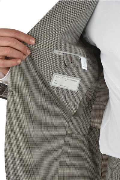 Shop Brunello Cucinelli Men's Grey Wool Suit