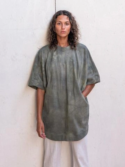 Shop Ss20 Womens French Terry Dress Cloudy Olive