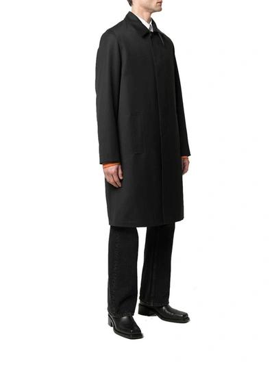 Shop Givenchy Men's Black Wool Coat