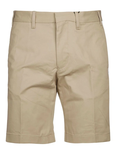 Shop Tommy Hilfiger Men's Beige Cotton Shorts