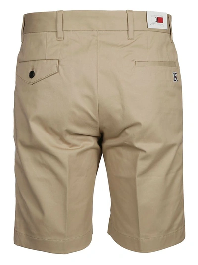 Shop Tommy Hilfiger Men's Beige Cotton Shorts