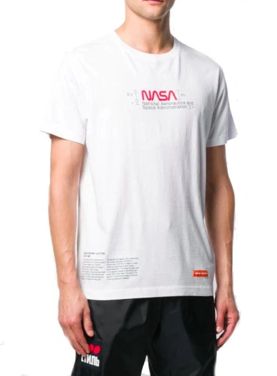 Shop Heron Preston Men's White Cotton T-shirt