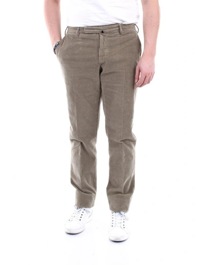 Shop Incotex Men's Green Cotton Pants