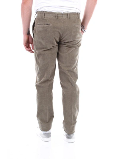 Shop Incotex Men's Green Cotton Pants