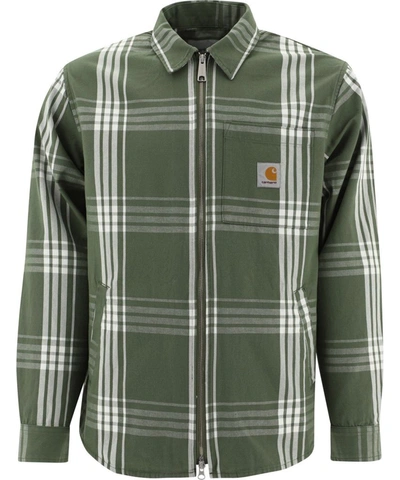 Shop Carhartt Men's Green Cotton Jacket