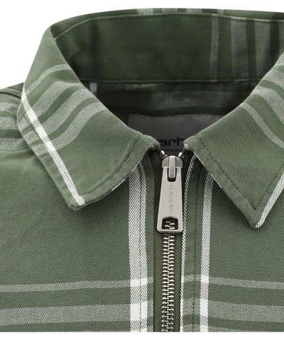 Shop Carhartt Men's Green Cotton Jacket