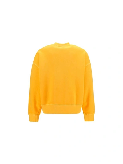 Shop Palm Angels Men's Yellow Other Materials Sweater