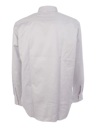 Shop Emporio Armani Men's White Cotton Shirt
