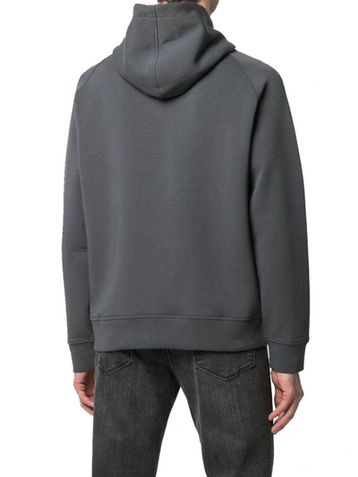 Shop Emporio Armani Men's Grey Cotton Sweatshirt