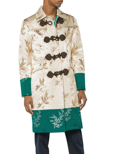 Shop Gucci Men's Beige Cotton Coat