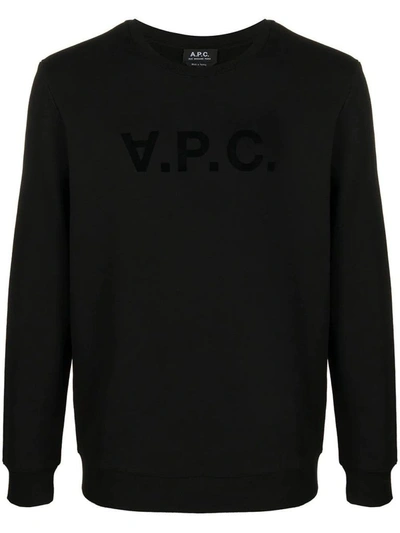 Shop Apc A.p.c. Men's Black Sweatshirt