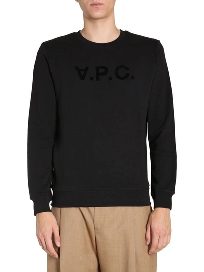 Shop Apc A.p.c. Men's Black Sweatshirt