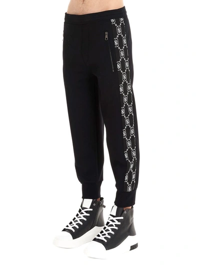 Shop Neil Barrett Men's Black Viscose Joggers