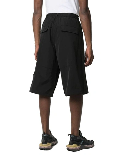 Shop Adidas Y-3 Yohji Yamamoto Men's Black Cotton Shorts