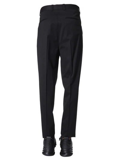 Shop Versace Men's Black Wool Pants