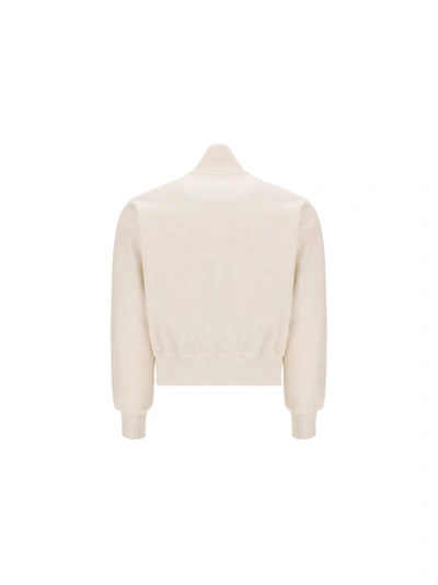 Shop Prada Men's White Other Materials Sweatshirt