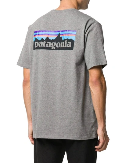 Shop Patagonia Men's Grey Cotton T-shirt