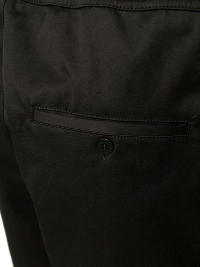 Shop Neil Barrett Men's Black Cotton Shorts