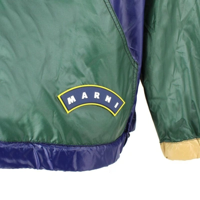 Shop Marni Men's Multicolor Polyamide Outerwear Jacket