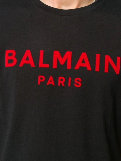 Shop Balmain Black T-shirt