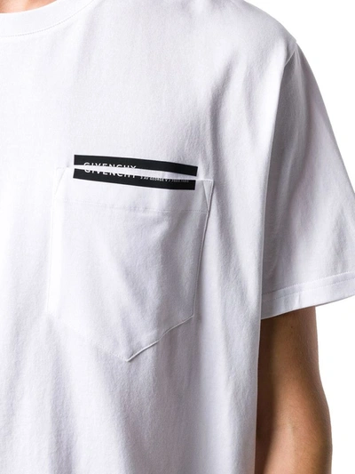 Shop Givenchy Men's White Cotton T-shirt