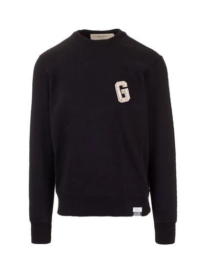 Shop Golden Goose Men's Black Other Materials Sweatshirt