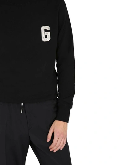 Shop Golden Goose Men's Black Other Materials Sweatshirt