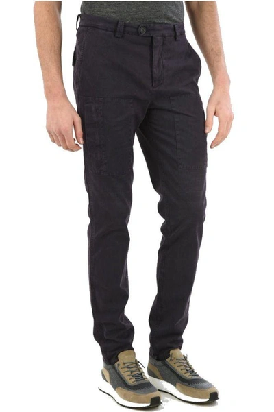 Shop Brunello Cucinelli Men's Purple Cotton Jeans